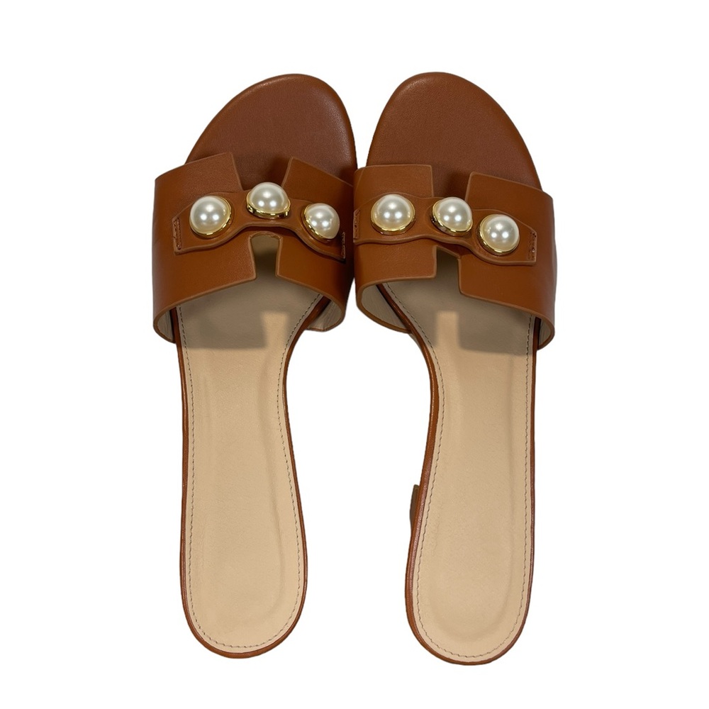 Pearl Chunky Mule Sandal